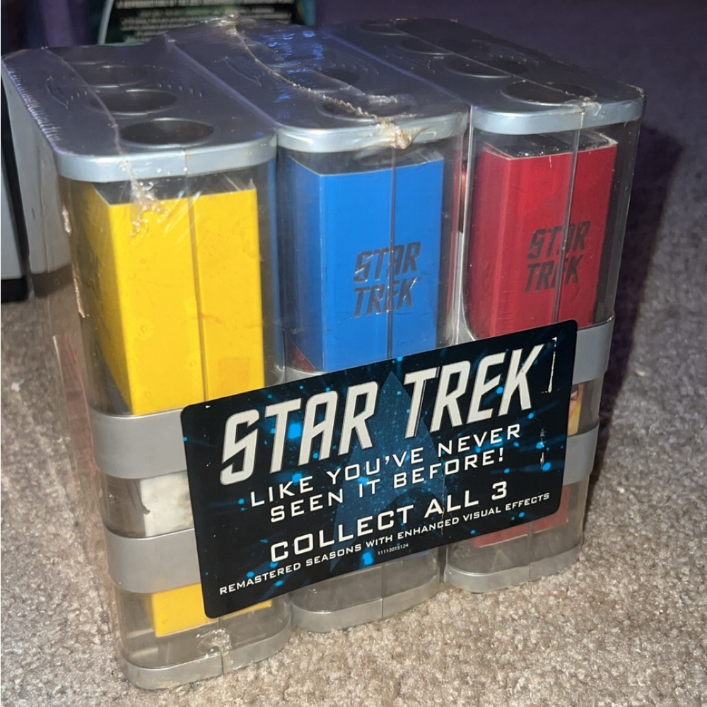 Star Trek Collectible DVD Set - Yellow, Blue, Red